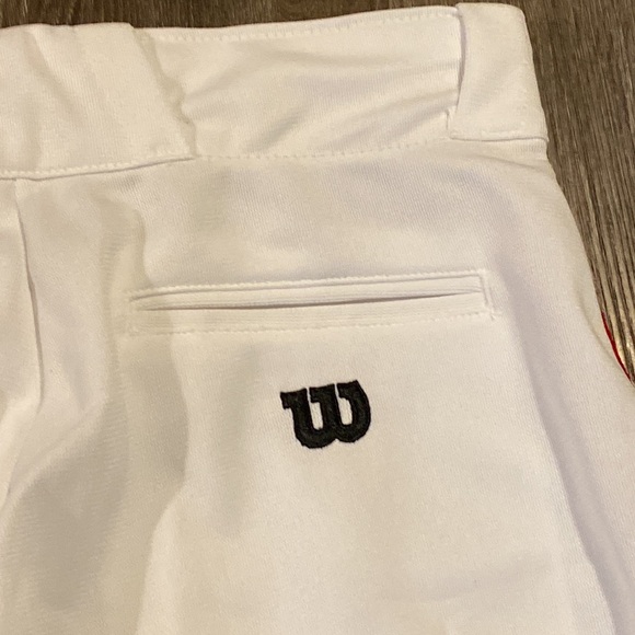 Wilson New! Youth white classic relaxed fit baseball pants size XL - Picture 6 of 8